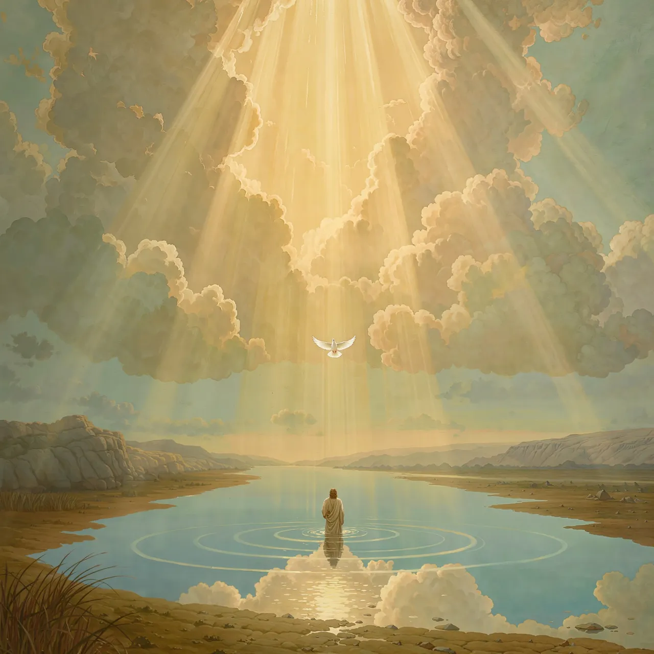 Matthew 28:19 "Go ye therefore, and teach all nations, baptizing them in the name of the Father, and of the Son, and of the Holy Ghost:"